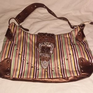 Colorful no brand purse